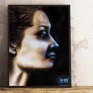 face model side profiling art