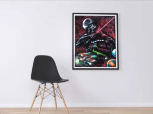 Darth Vader interpretation framed