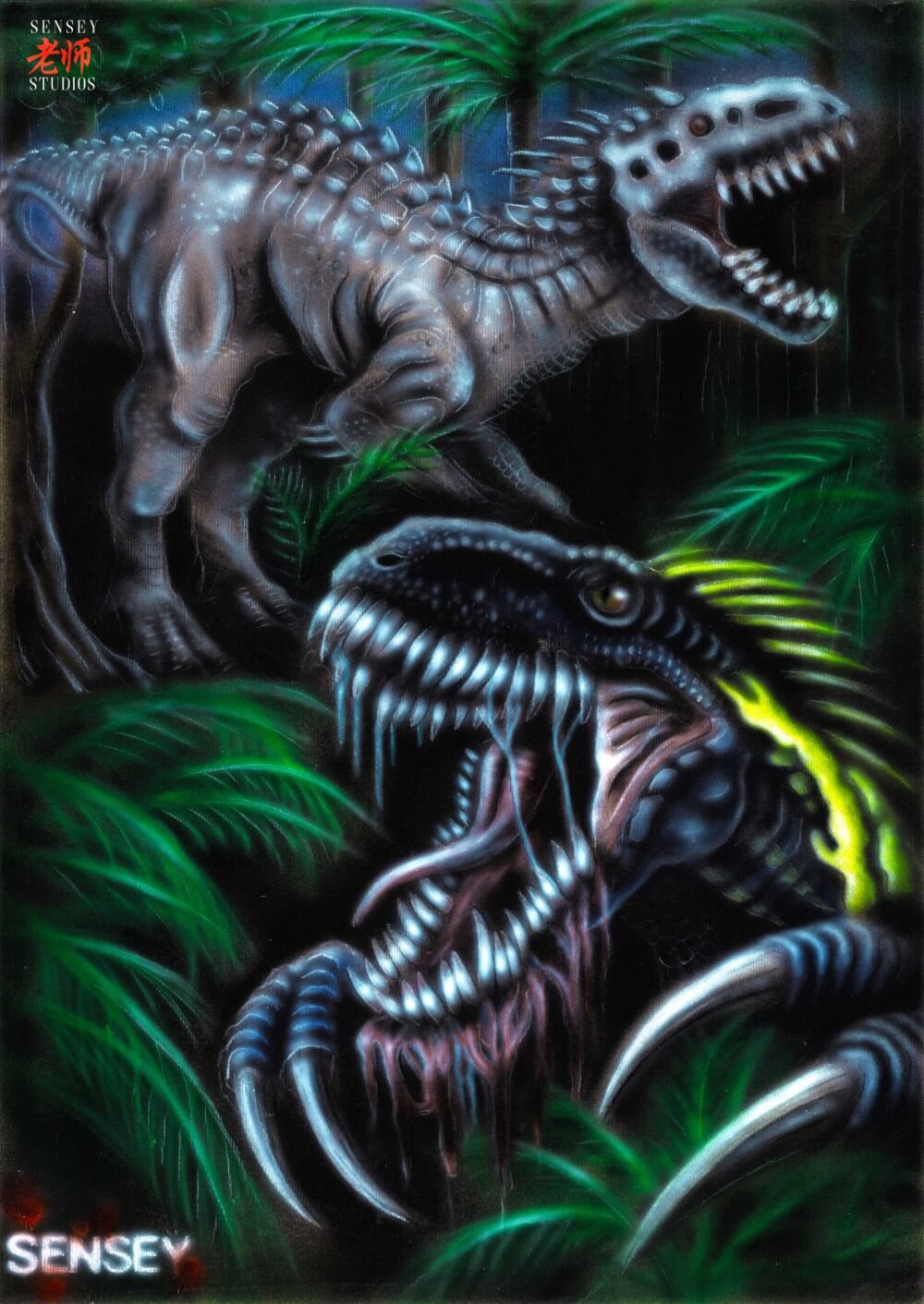 Jurassic Park Indoraptor Indominus Rex 老师 | Sensey Studios