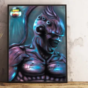 Majin Buu Fan Art Framed