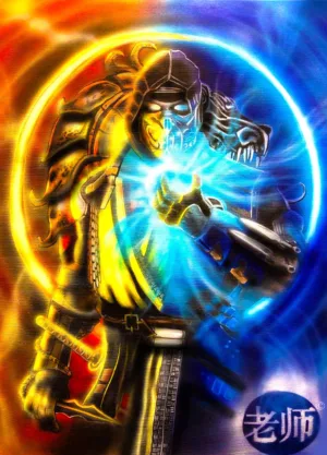 Mortal Kombat - Subzero & Scorpion Interpretation